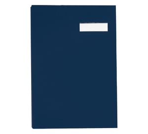 Page 24191-22 Cover Cardboard, Fabric Blue A4