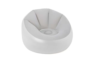 Bestway 75086 Inflatable Living Room Chair, Gray, Translucent