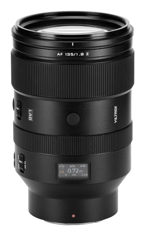 VILTROX AF 135 1.8 Z-objektiv till kamera Filmobjektiv Fullformatobjektiv Svart