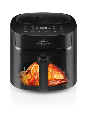 Eta Fritta Digi Dubbel 7,2 l Fristående 1800 W Varmluftsfritös Svart