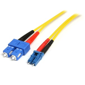 StarTech SMFIBLCSC1 kabel InfiniBand / światłowodowy 1 m LC SC Żółty