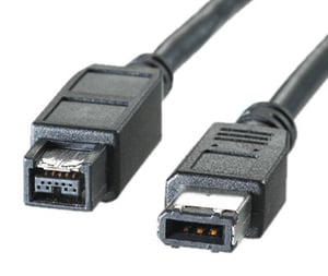 ROLINE 11.02.9618 FireWire-Kabel 1,8 m 6-polig 9-polig Schwarz