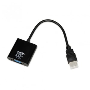 iBox IAHV01 HDMI-kabeladapter, typ A (standard) till VGA (D-Sub), svart