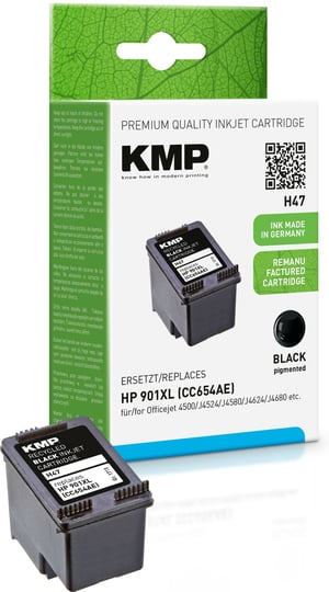 KMP H47 nabój z tuszem 1 szt. Wysoka (XL) wydajność Czarny