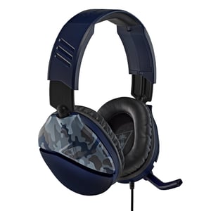 Turtle Beach Recon 70 Kopfhörer-Set, kabelgebunden, Gaming-Kopfbügel, Schwarz, Blau, Camouflage
