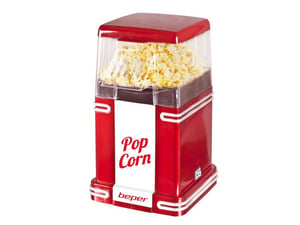 Beper 90.590Y popcornmaskin Röd, Vit 3 min 1200 W