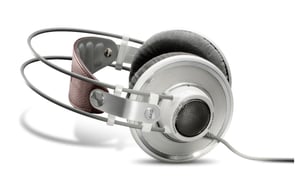 AKG K 701 Kopfhörer, kabelgebunden, Kopfbügel, Musik, Weiß, Braun