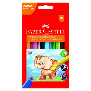 Faber-Castell 116501 Multicolor Colored Pencils, 12-pack