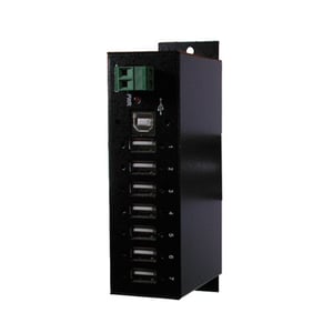 EXSYS USB 2.0 HUB 7-Port 480 Mbit/s Czarny