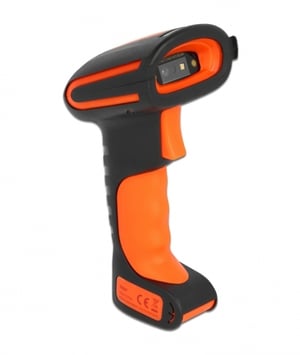 DeLOCK Industrial 1D and 2D Barcode Scanner with 2.4 GHz, Bluetooth, or USB