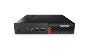T1A Lenovo ThinkCentre M910q, generalüberholt, Intel® Core™ i5 i5-7500T, 8 GB DDR4-SDRAM, 256 GB SSD, Windows 10 Pro, Mini-PC, schwarz