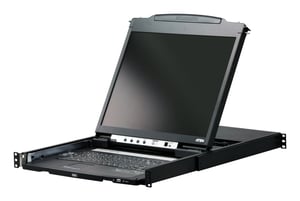 ATEN CL5800N konsola rackowa 48,3 cm (19") 1280 x 1024 px Metal Czarny 1U