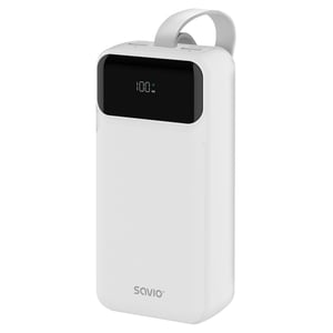 Savio BA-11 Lithium-Ionen-Powerbank (Li-Ion) 3000 mAh Weiß