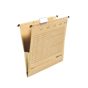 Herlitz 10843373 Hanging Folder, A4 Cardboard, Brown