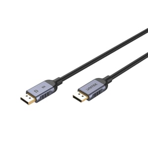UNITEK C1628GY01-5M kabel DisplayPort Czarny, Szary