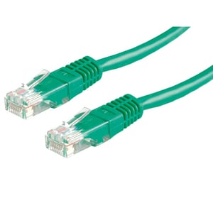ROLINE 21.15.0533 Network Cable, Green, 1 m, Cat5e U/UTP (UTP)