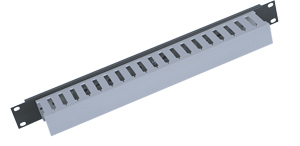 Triton 19"-Panel 1U mit Kabelkanal, einzeln