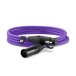RØDE XLR3M-PU 3-meter audio cable, XLR, Purple
