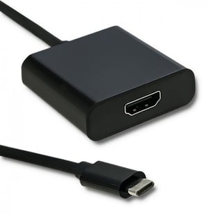 Qoltec 50375 zewnętrzna karta graficzna usb Czarny