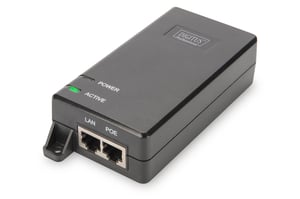 Digitus Gigabit Ethernet PoE+ injector, 802.3at, 30 W