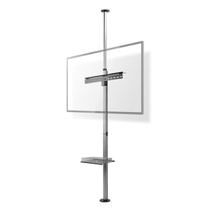Nedis TVSM5750BK TV Mount for 177.8 cm (70") TVs, Black, Silver
