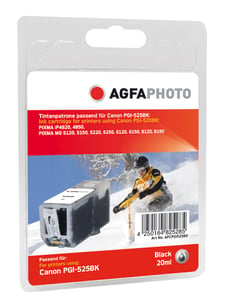 AgfaPhoto APCPGI525BD Tintenpatrone, 1 Stück, Schwarz