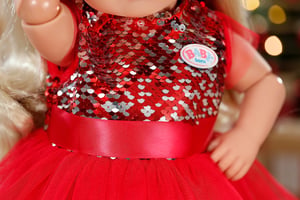 BABY born Xmas Dress 43cm Sukienka dla lalki