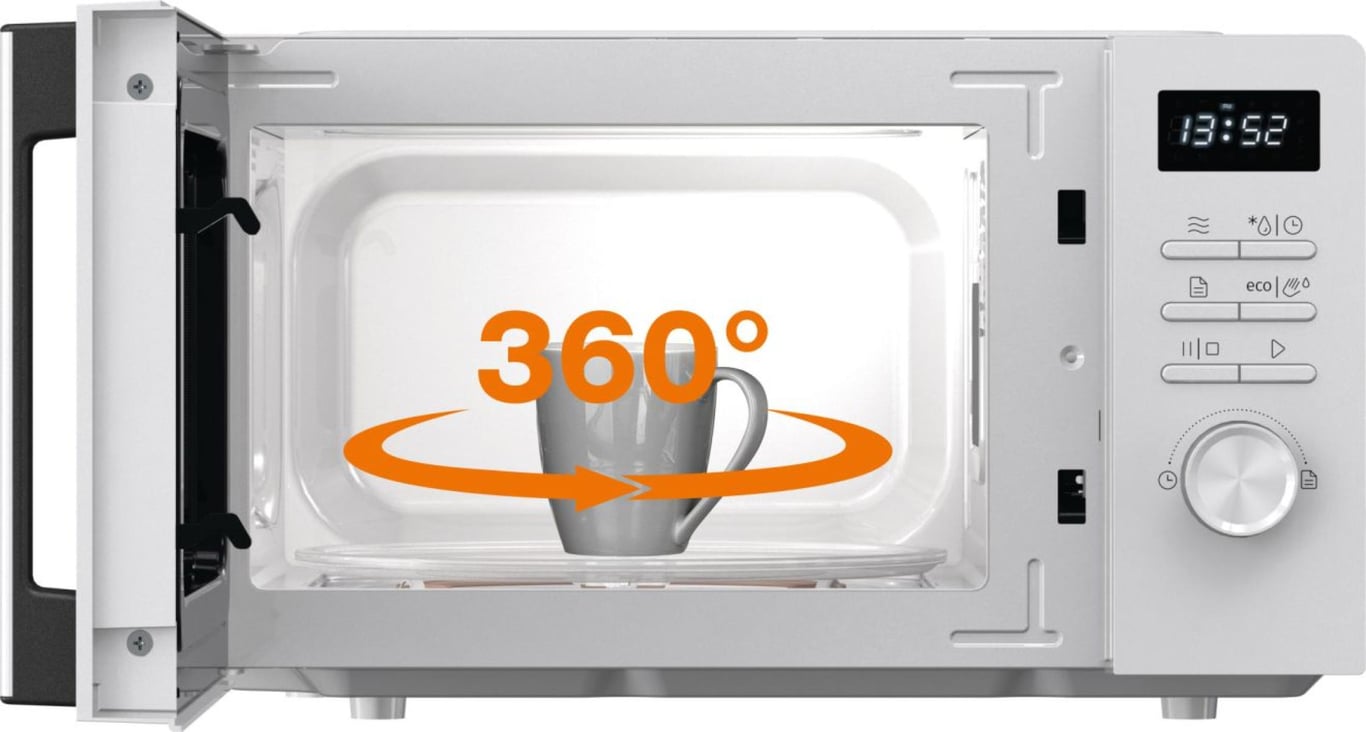 Gorenje MO20A3WH Biały Mikrofalówka Solo Blat 20 l 800 W