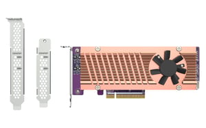 QNAP QM2-2P-384A-adapter, intern M.2