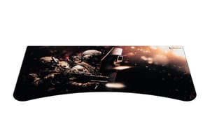 Arozzi Arena Gaming-Mauspad Beige, Schwarz, Braun, Grau, Orange