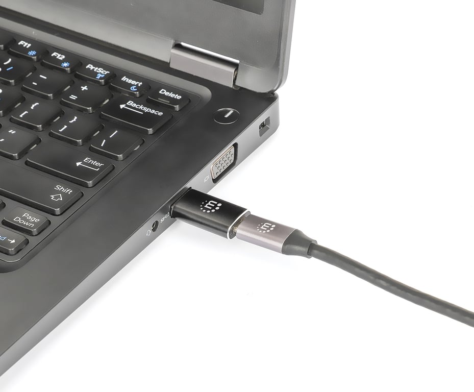 Manhattan 153980 przejściówka do kabli USB A USB C Czarny
