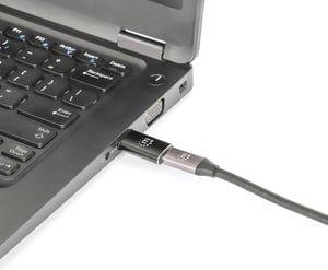 Manhattan 153980 przejściówka do kabli USB A USB C Czarny