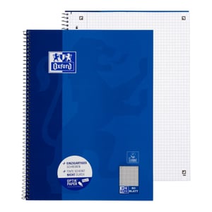 Oxford 100050358 A4 Notebook, 80 sheets. Blue