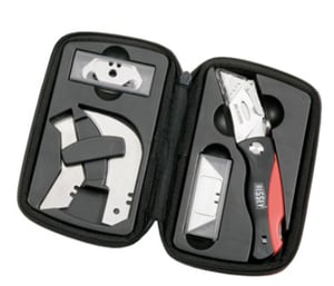 BESSEY DBKPH-SET nożyk Czarny, Czerwony Stałe ostrze noża