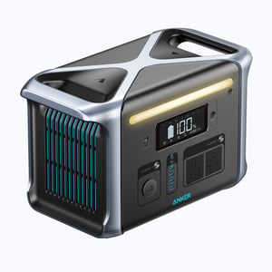 Anker 757 tragbare Ladestation mit 9 Lithium-Eisen-Phosphat-Akku (LiFePO4), 1768 W, 19,9 kg