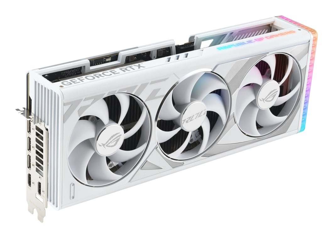 ASUS ROG Strix GeForce RTX ™ 4090 White ASUS ROG -STRIX-RTX4090-24G-WHITE karta graficzna NVIDIA