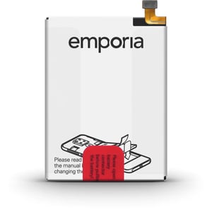 Emporia AK-S5-BC Ersatzteil für Mobiltelefon Akku Schwarz, Weiß