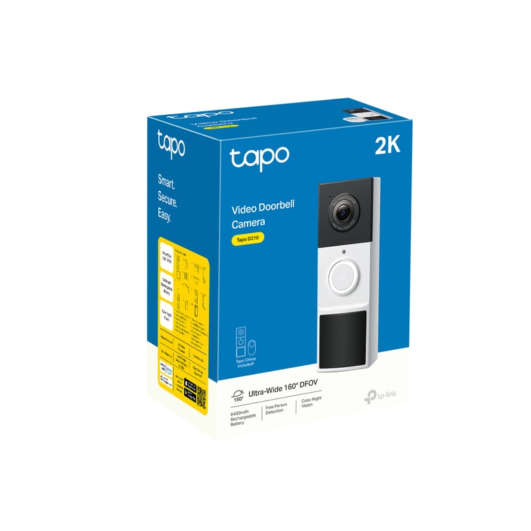 TP-Link Tapo D210 Czarny, Biały