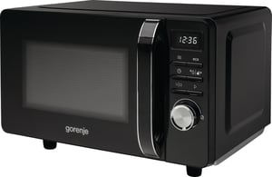 Gorenje MO20S4BC Czarny Mikrofalówka Solo Blat 20 l 700 W