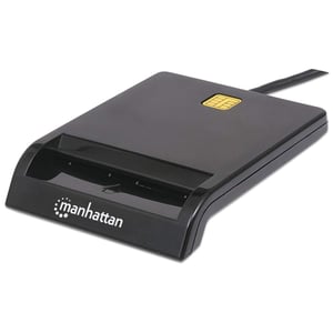 Manhattan 102049 Chip Card Reader, Internal USB 2.0, Black