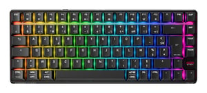 CHERRY XTRFY K33 Compact Wireless klawiatura Gaming USB + RF Wireless + Bluetooth AZERTY Francuski Czarny