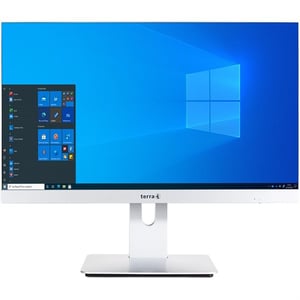 TERRA 2405HA GREENLINE Intel® Core™ i5 i5-9500 60,5 cm (23,8") 1920 x 1080 px All-in-One-PC 16 GB DDR4-SDRAM 500 GB SSD Windows 10 Pro Wi-Fi 6 (802.11ax) Schwarz, Silber