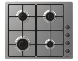 Candy Idea CHW6LBX/4U2 Edelstahl Einbaugerät 60 cm Gas 4 Kochzonen