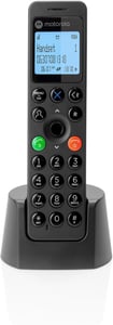 Motorola DOT201 DECT-Telefon Name und Identifizierung des Anrufers Schwarz