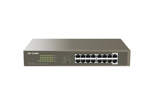 IP-COM Networks G1116P-16-150W przełącznik sieciowy Gigabit Ethernet (10/100/1000) Obsługa PoE Szary