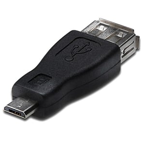 Akyga AK-AD-08 przejściówka do kabli USB USB type micro-B Czarny