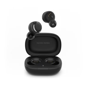 Harman/Kardon Fly TWS Kopfhörer – kabellose In-Ear-Kopfhörer für Anrufe und Musik über Bluetooth – Schwarz