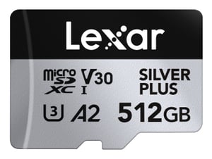 Lexar Professional SILVER PLUS 512 GB MicroSDXC UHS-I