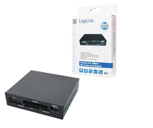 LogiLink CR0012 USB 2.0 Internal Card Reader, Black