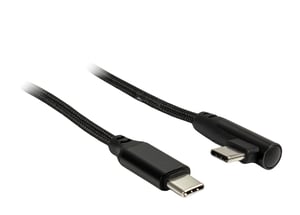 Inter-Tech 88885581 kabel USB 1 m USB C 60 W Czarny